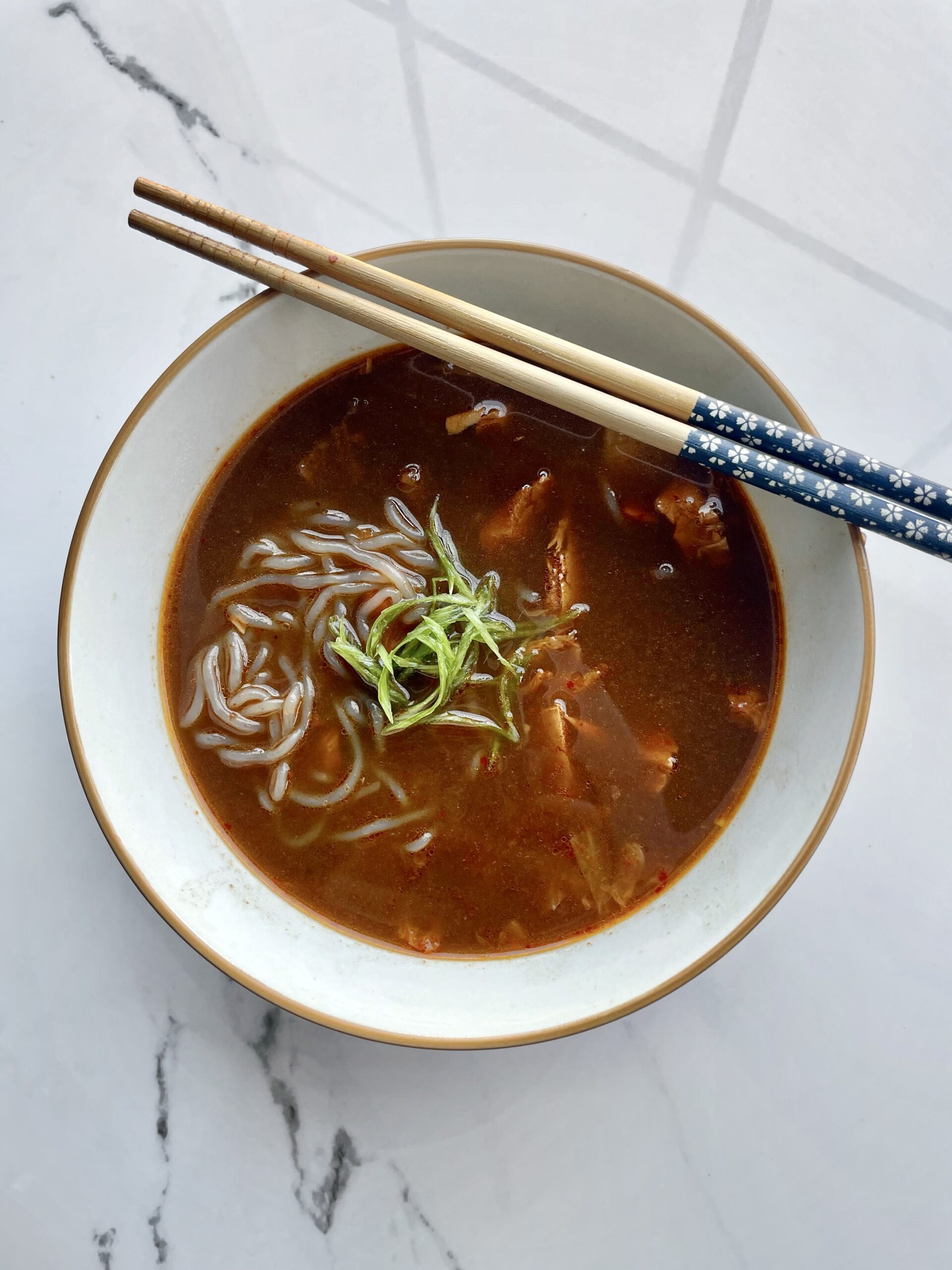Rice Cooker Spicy Shirataki Noodles