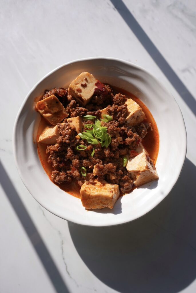 Mapo Tofu in a Rice Cooker