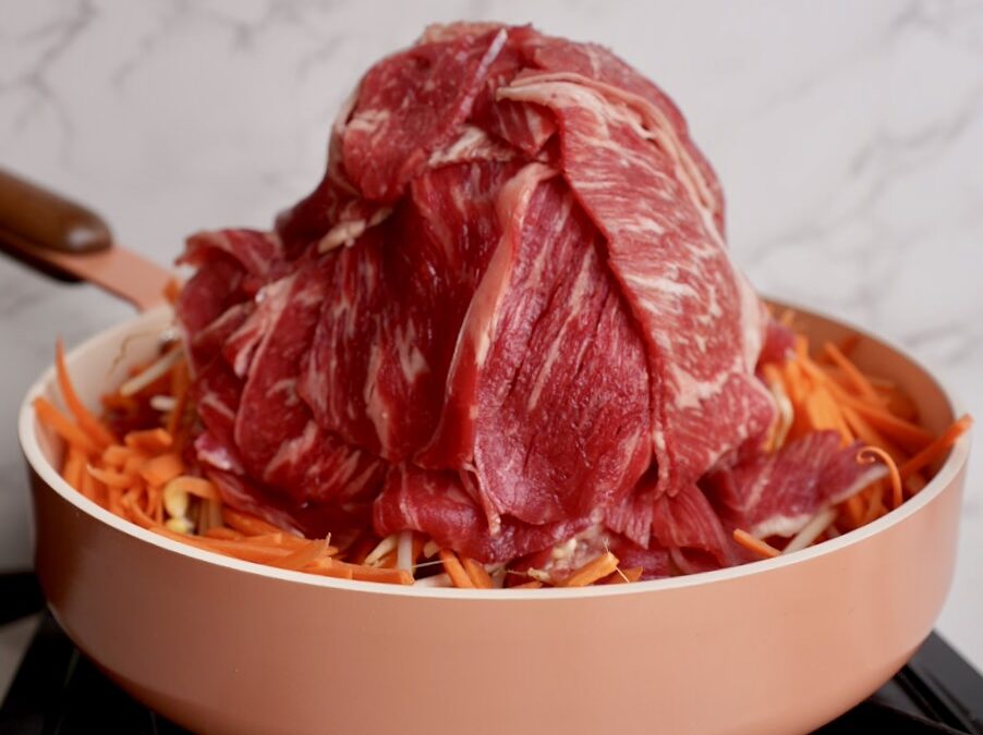 One-Pot Korean Beef Bowl (Bulgogi Mountain)