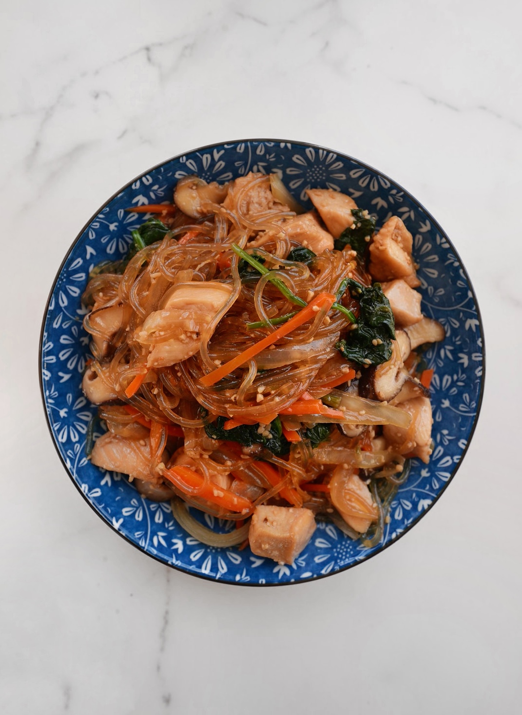 Japchae (Korean Stir-Fried Noodles)