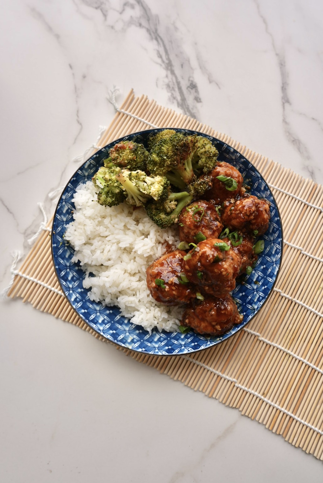 Teriyaki Turkey Meatballs with Cheese