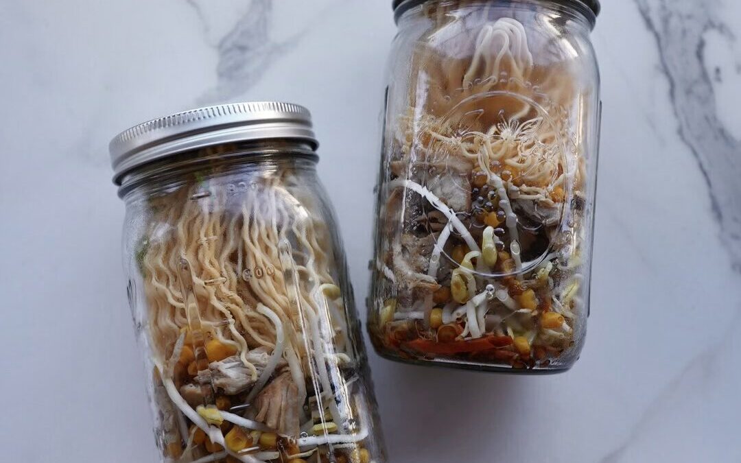 Leftover Thanksgiving Turkey Homemade Cup Noodle