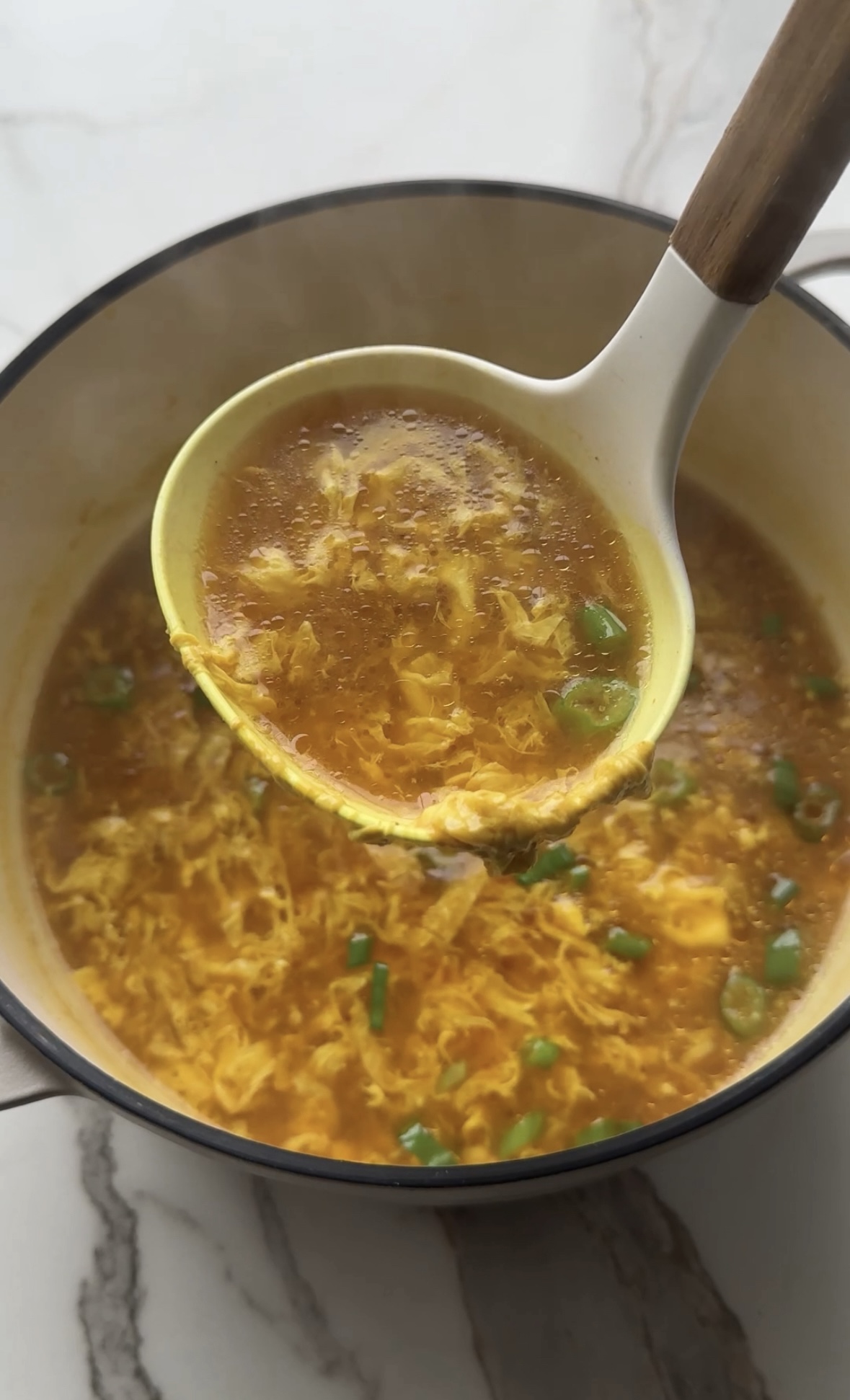 Easy High Protein Classic Chinese Egg Drop Soup