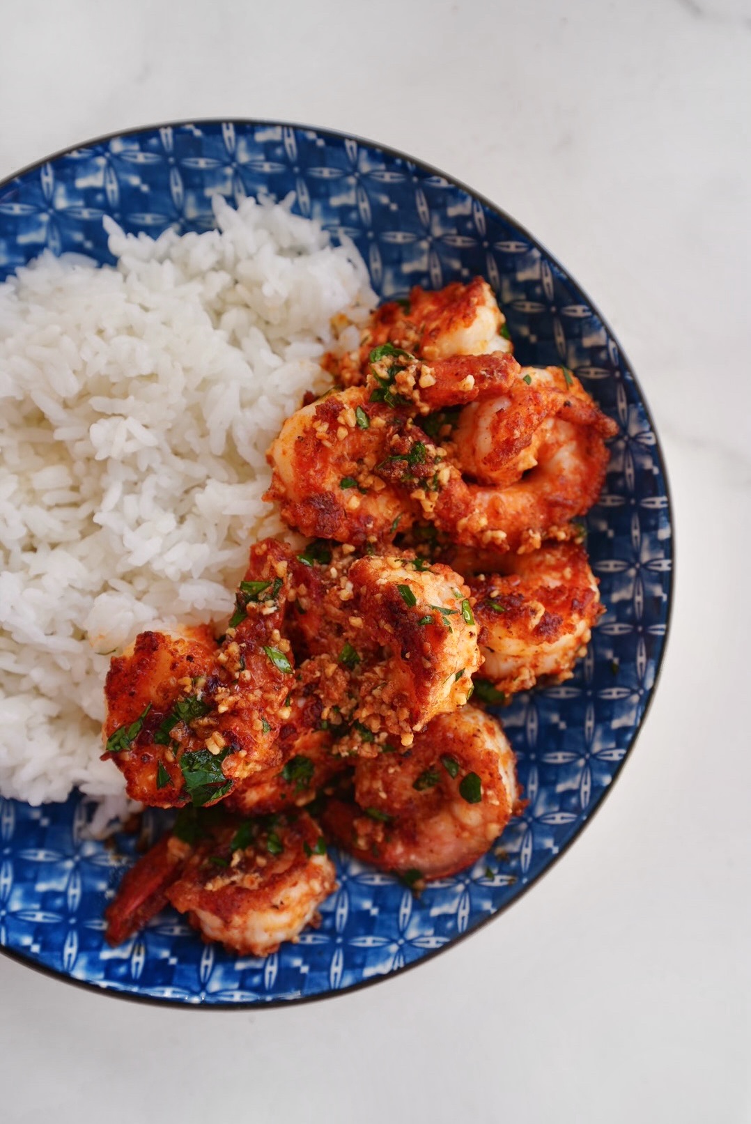 Classic Hawaiian Garlic Shrimp