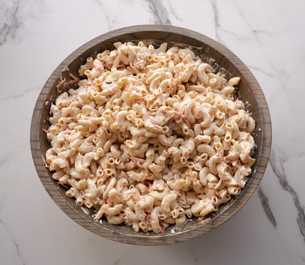 The BEST, Easiest Hawaiian Mac Salad