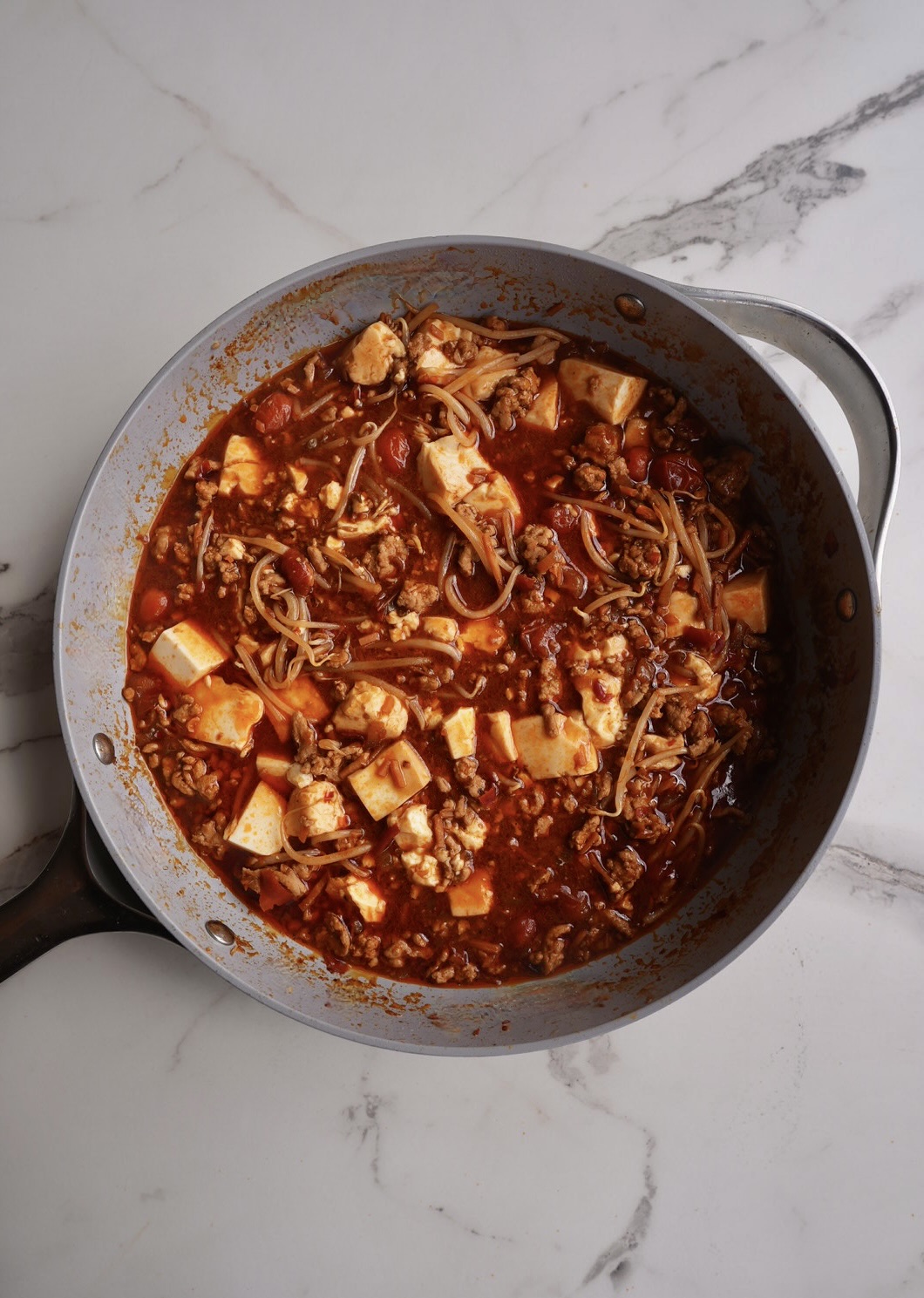 Easy Veggie-Packed One-Pot Healthier Mapo Tofu