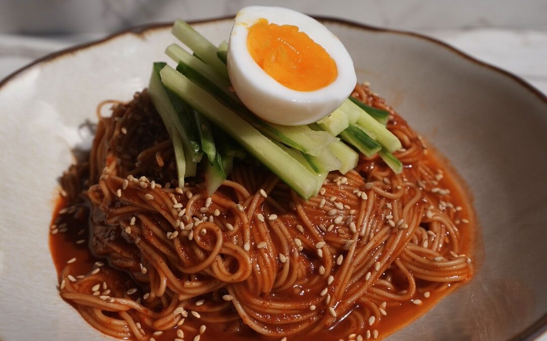 Bibim Guksu (Cold Spicy Korean Mixed Noodles)