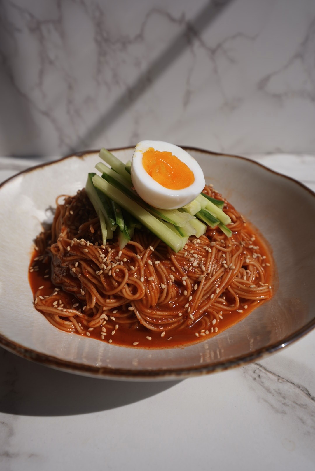 Bibim Guksu (Cold Spicy Korean Mixed Noodles)