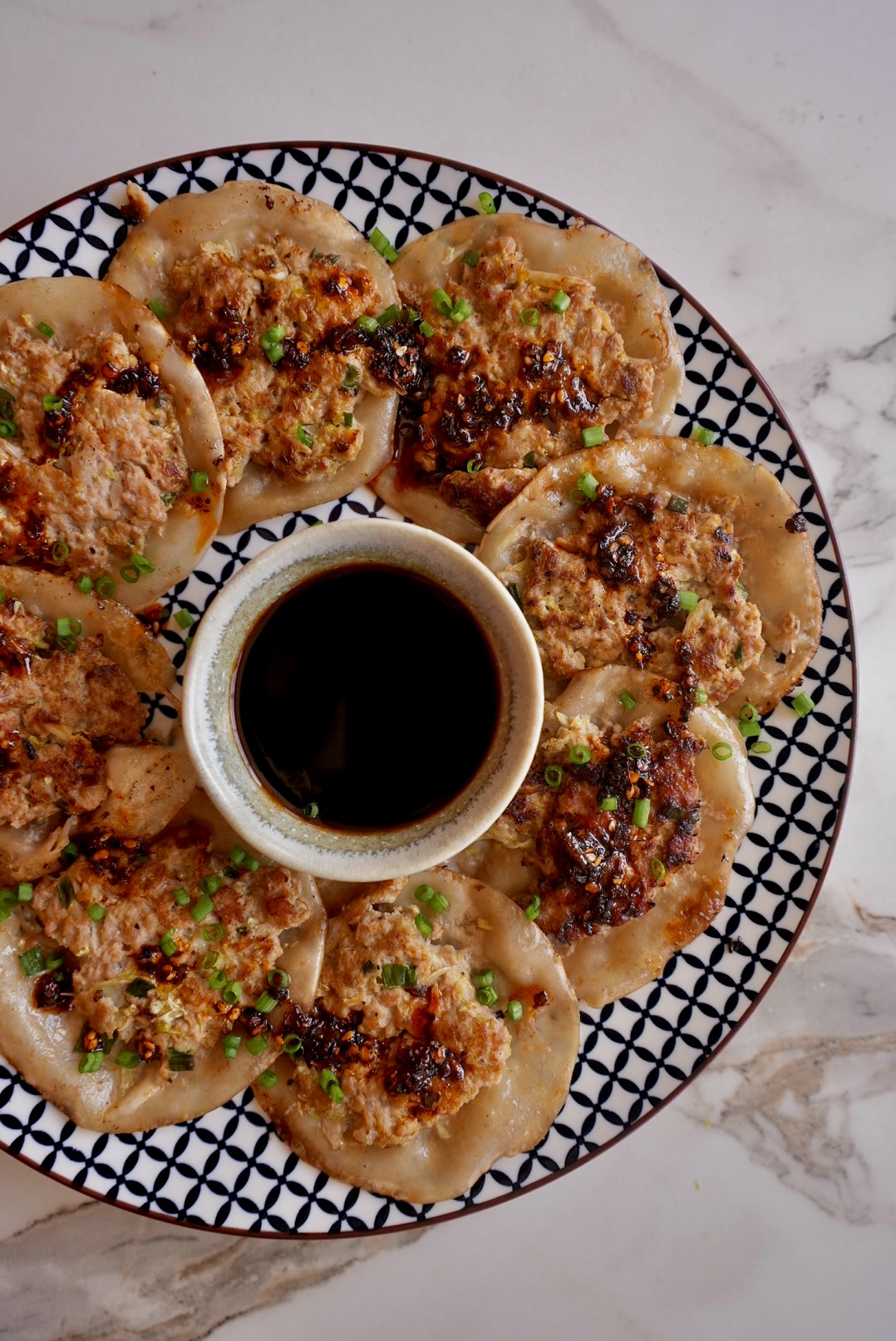 Crispy Smash Gyoza (Viral Dumpling Hack)