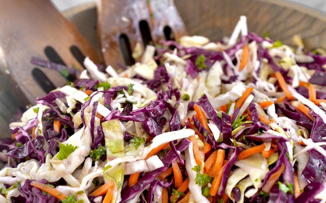Healthy Tangy Coleslaw