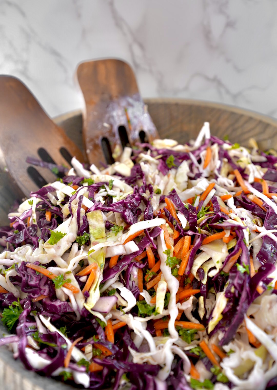 Healthy Tangy Coleslaw