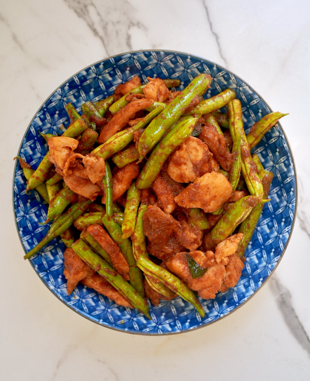 Pad Prik King (Thai Green Beans Dry Curry)