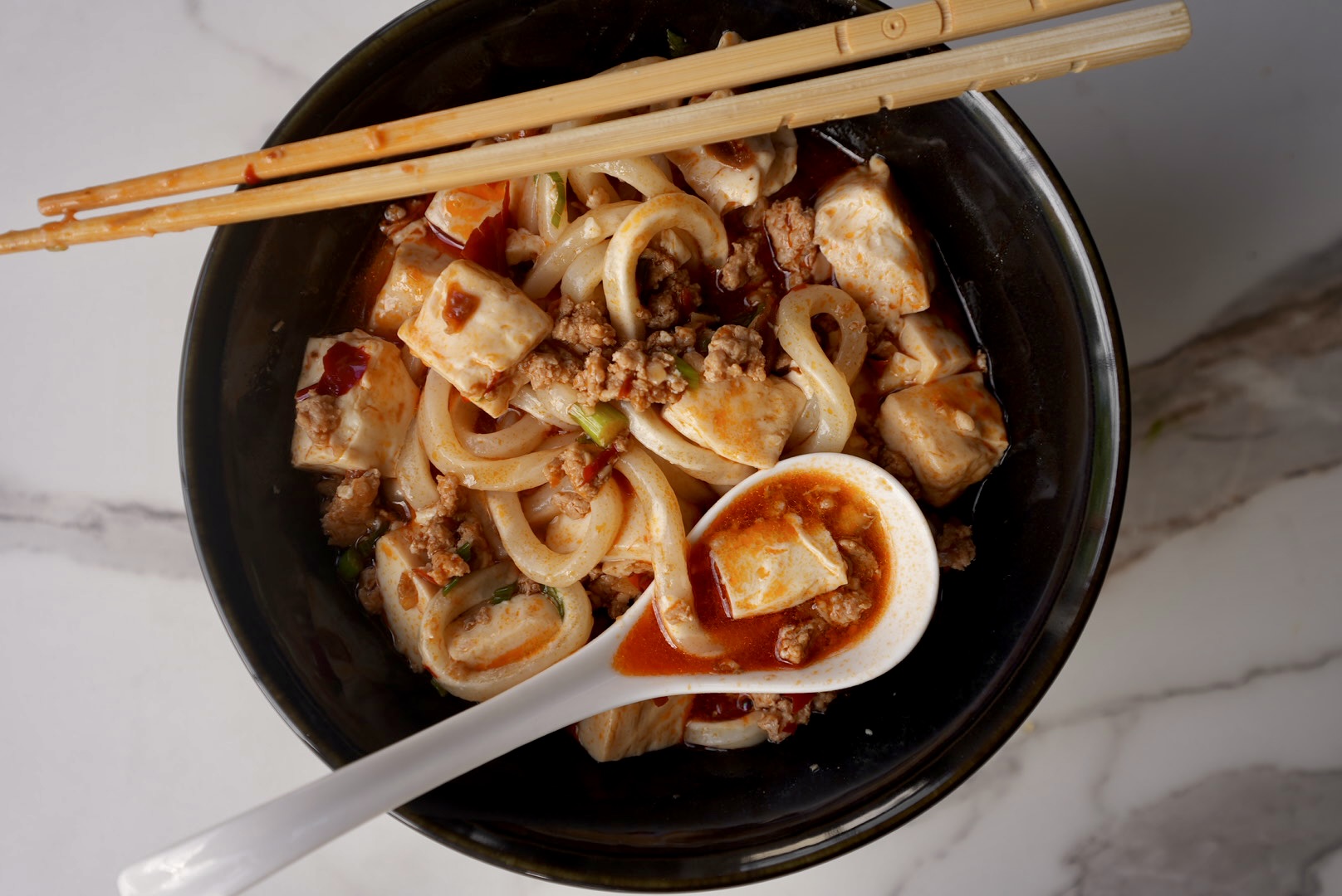 Mapo Tofu Udon