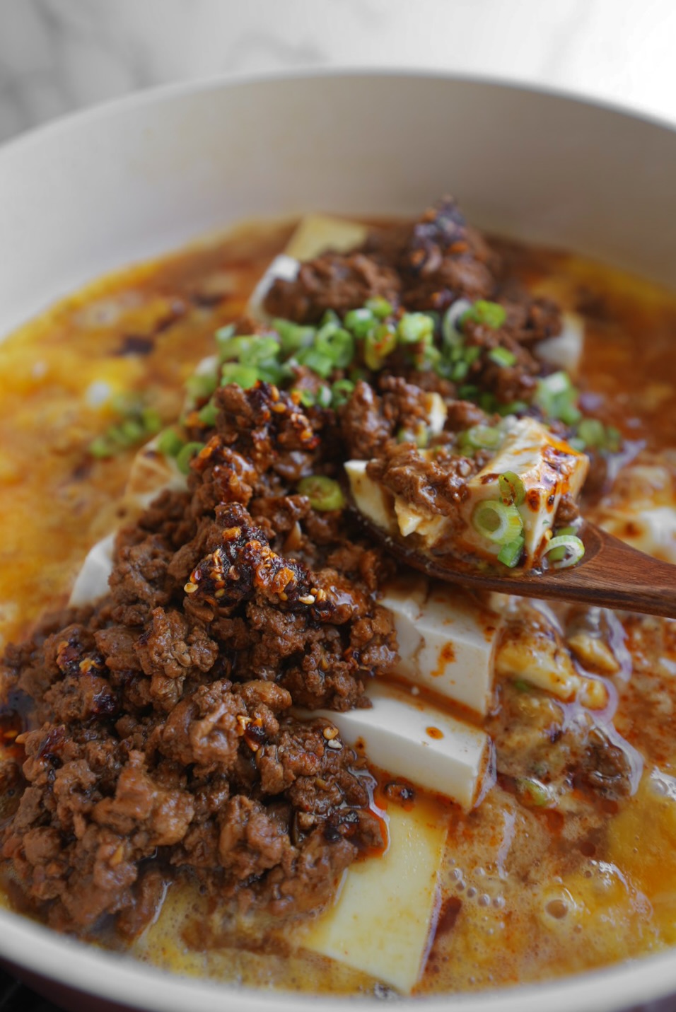 Tofu Egg Bowl with Soy Chicken