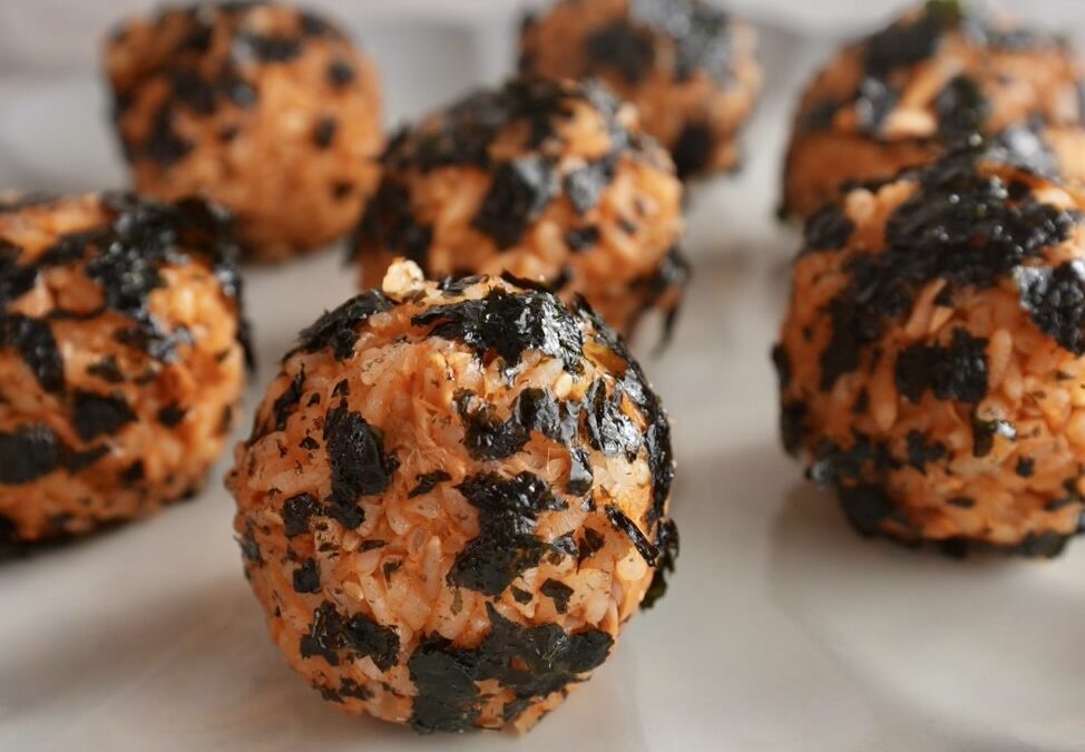 Spicy Tuna Onigiri (Japanese Rice Balls)