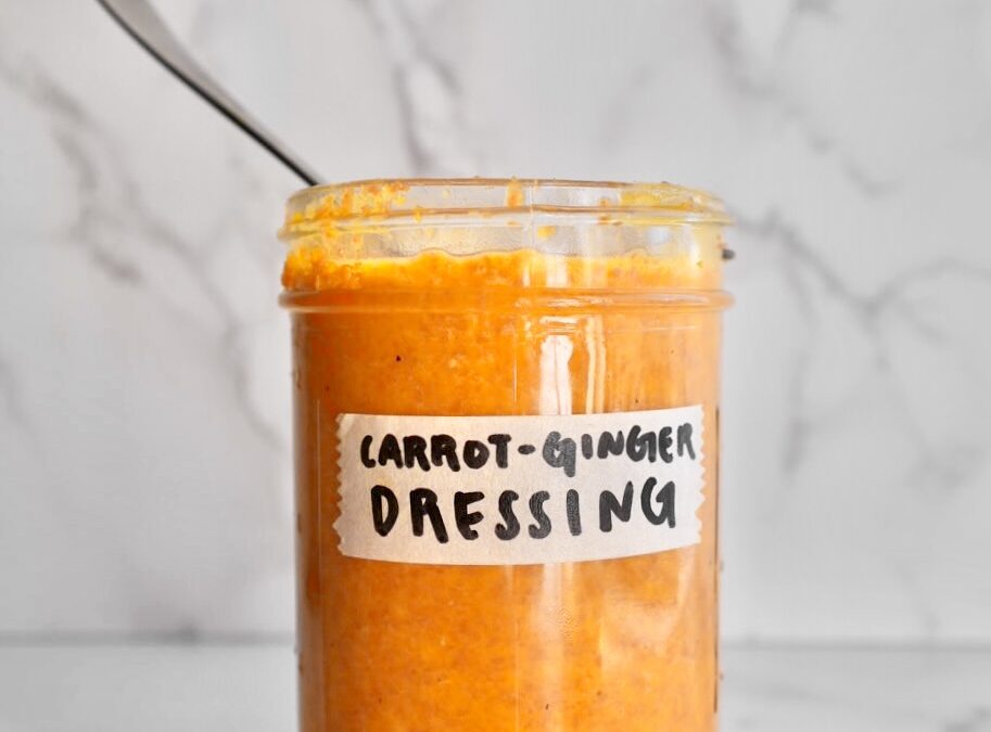 Carrot-Ginger Dressing (Japanese Restaurant-Style)