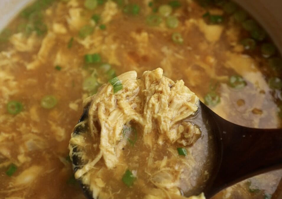 Easy High Protein Egg Drop Soup