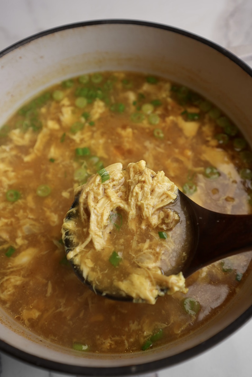 Easy High Protein Egg Drop Soup