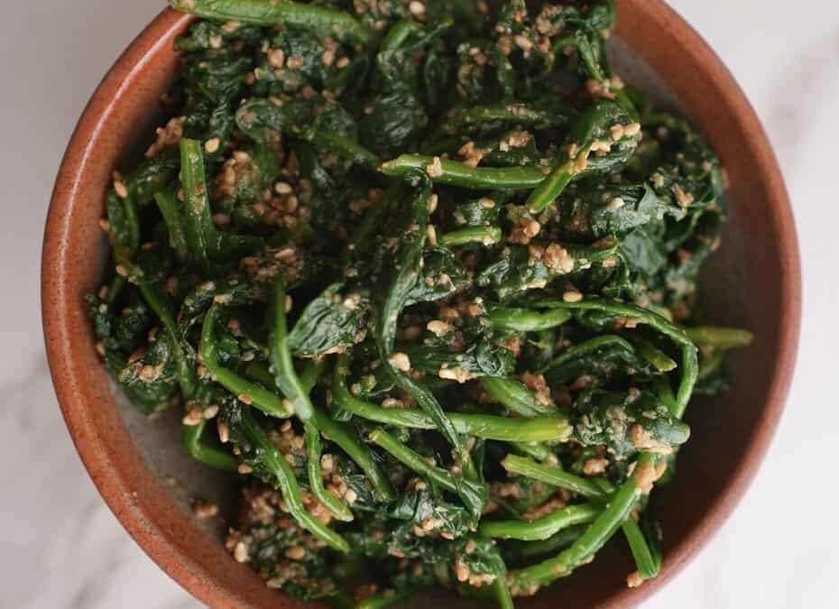 Spinach Goma-ae (Sesame Spinach)