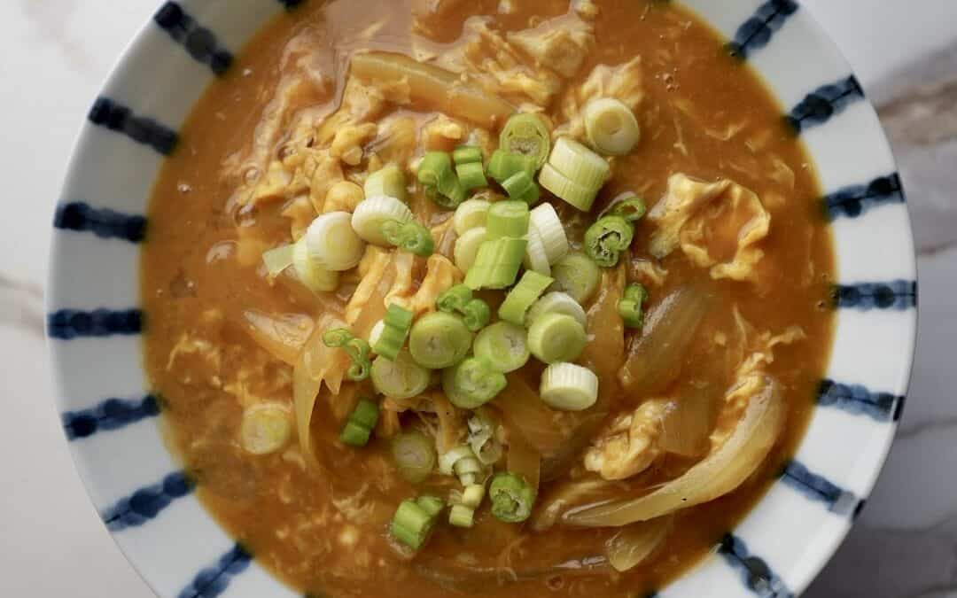 Egg Drop Curry Udon