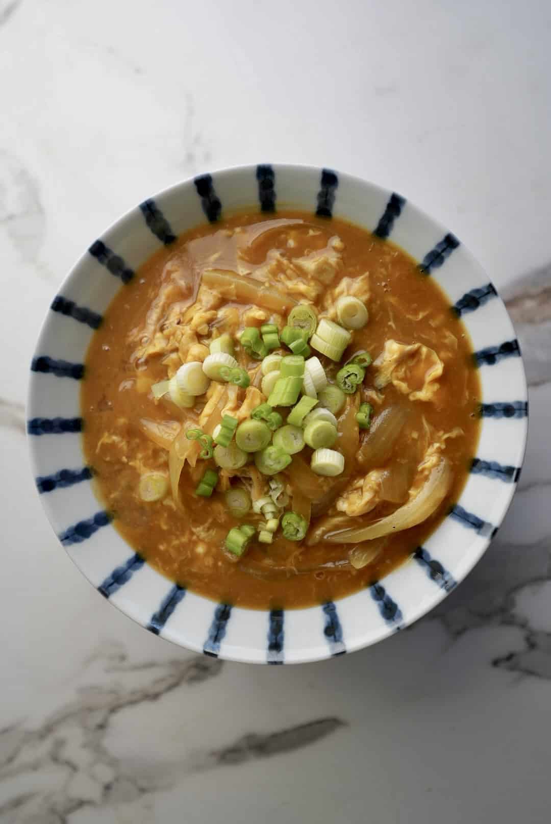 Egg Drop Curry Udon