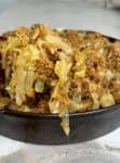 One-Pan Beef, Mushroom, and Cabbage Rice