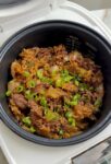 Gyudon in a Rice Cooker
